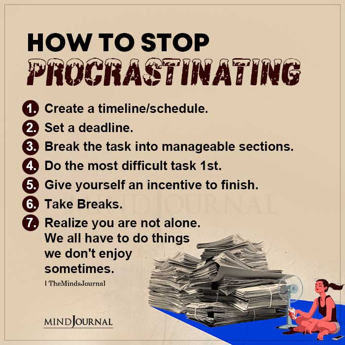 You can overcome procrastination a sign of depression with these coping strategies