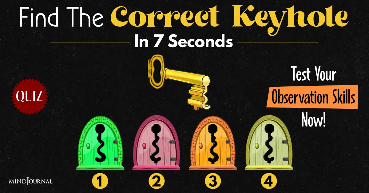 Keyhole Quiz: Can You Find the Right Keyhole in 7 Seconds? Test Your Observation Skills Now!