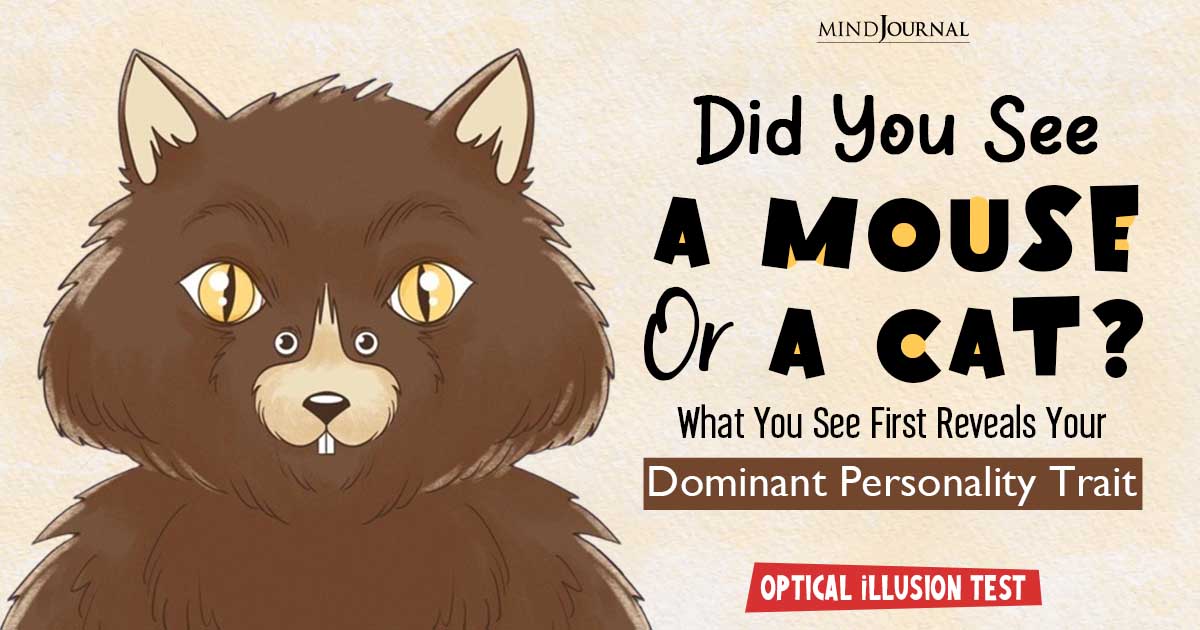 Do You See A Mouse Or A Cat? Optical Illusion Challenge To Reveal Your Dominant Personality Traits