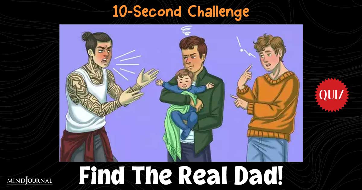 Parental Puzzle Challenge: Can You Quickly Tell Who Is The Real Father? Test Your Sharp Mind in 10 Seconds!